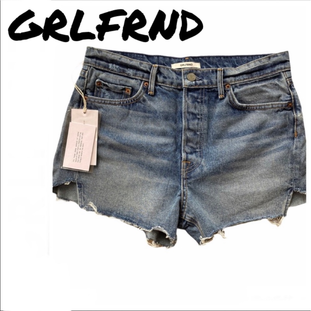 GRLFRND Mardee Blue Jean Shorts Size 29